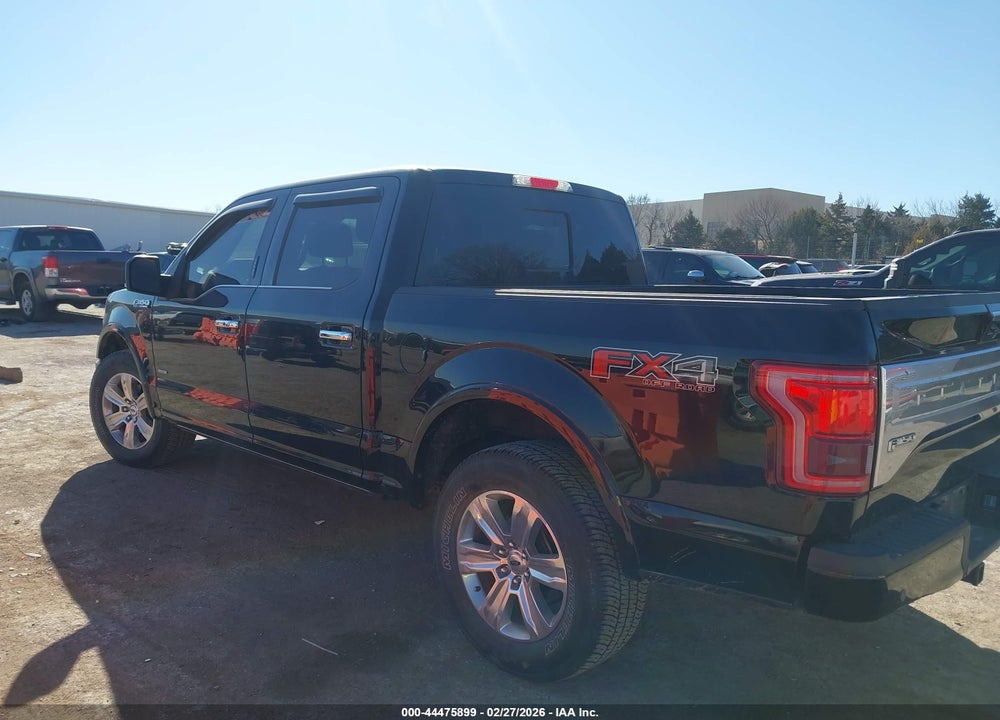2016 FORD F-150 PLATINUM VIN: 1FTEW1EG5GFB93432