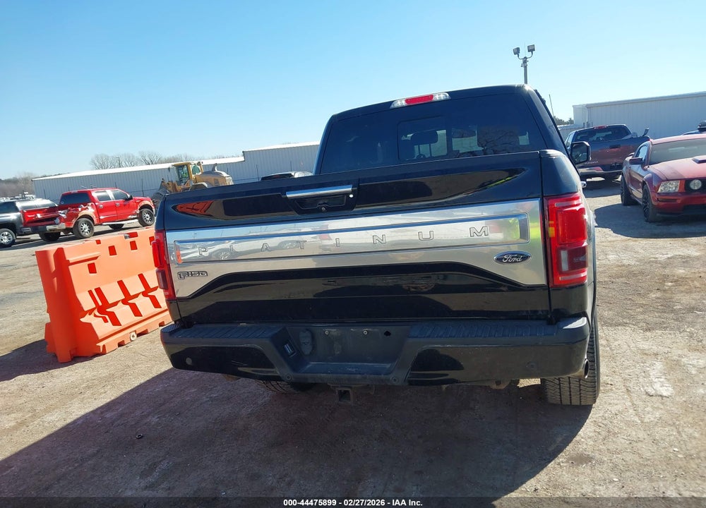 2016 FORD F-150 PLATINUM VIN: 1FTEW1EG5GFB93432