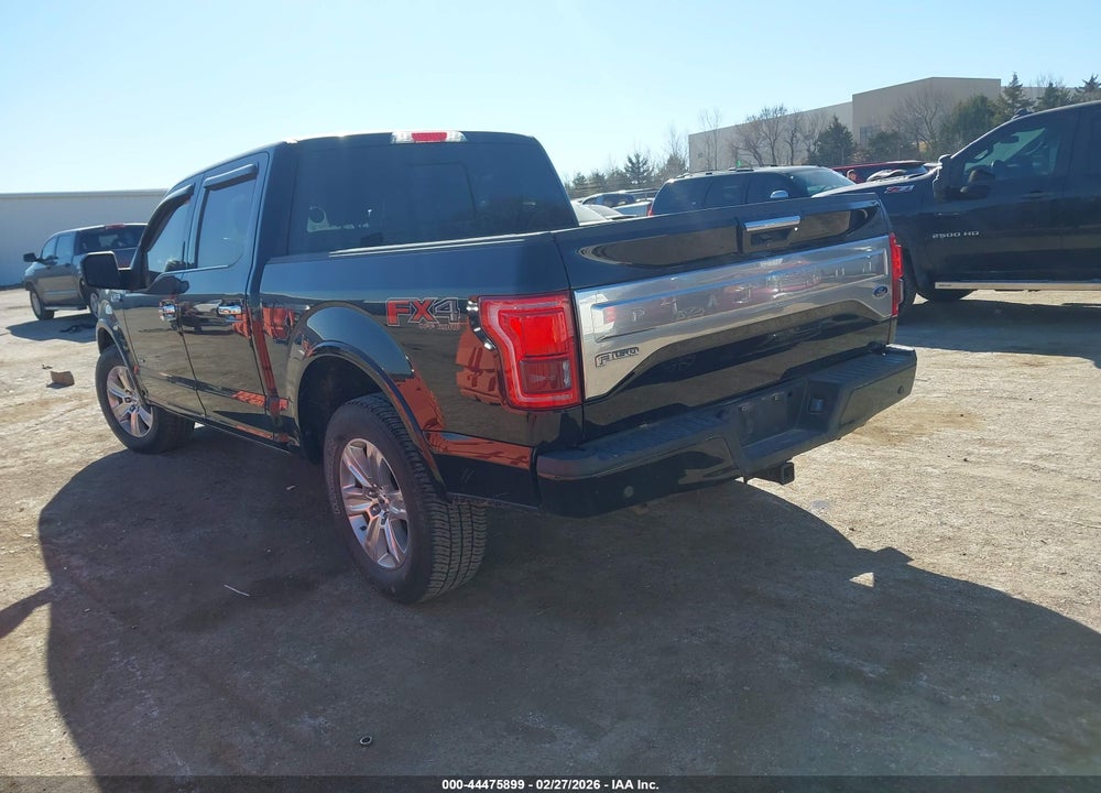 2016 FORD F-150 PLATINUM VIN: 1FTEW1EG5GFB93432