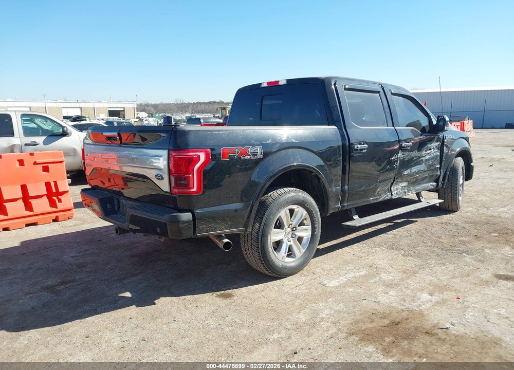 2016 FORD F-150 PLATINUM VIN: 1FTEW1EG5GFB93432