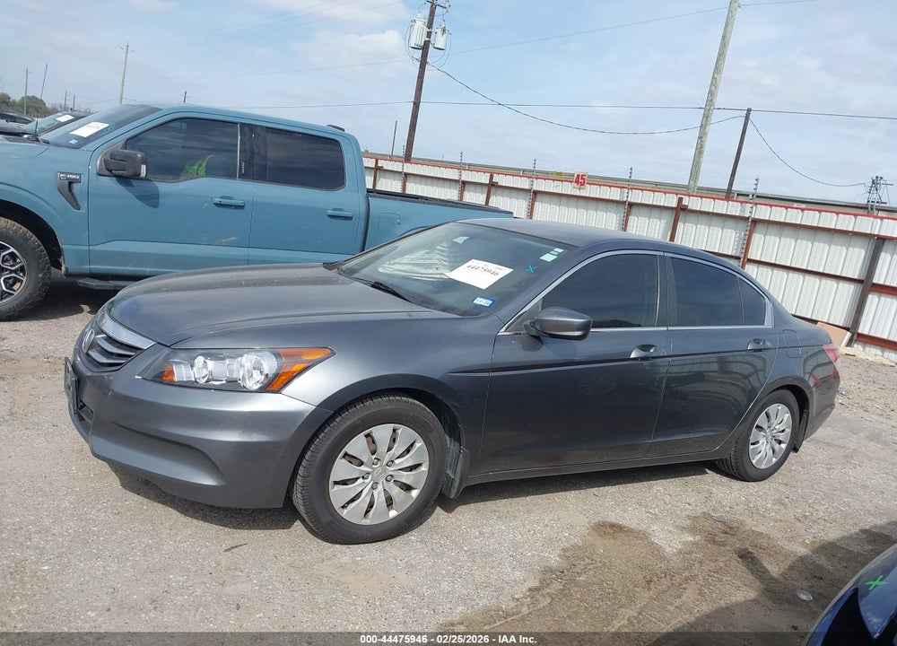 2012 HONDA ACCORD 2.4 LX VIN: 1HGCP2F36CA030397