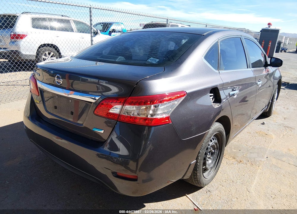 2014 NISSAN SENTRA S VIN: 3N1AB7AP3EL678323