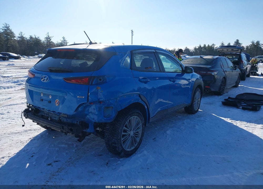2021 HYUNDAI KONA SEL VIN: KM8K2CAA7MU632922