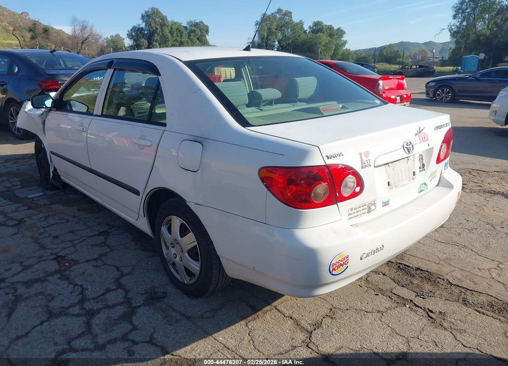 2007 TOYOTA COROLLA CE VIN: JTDBR32E070119329