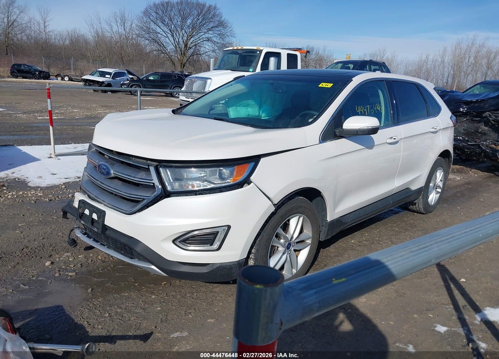 2015 FORD EDGE SEL VIN: 2FMTK3J92FBC10074