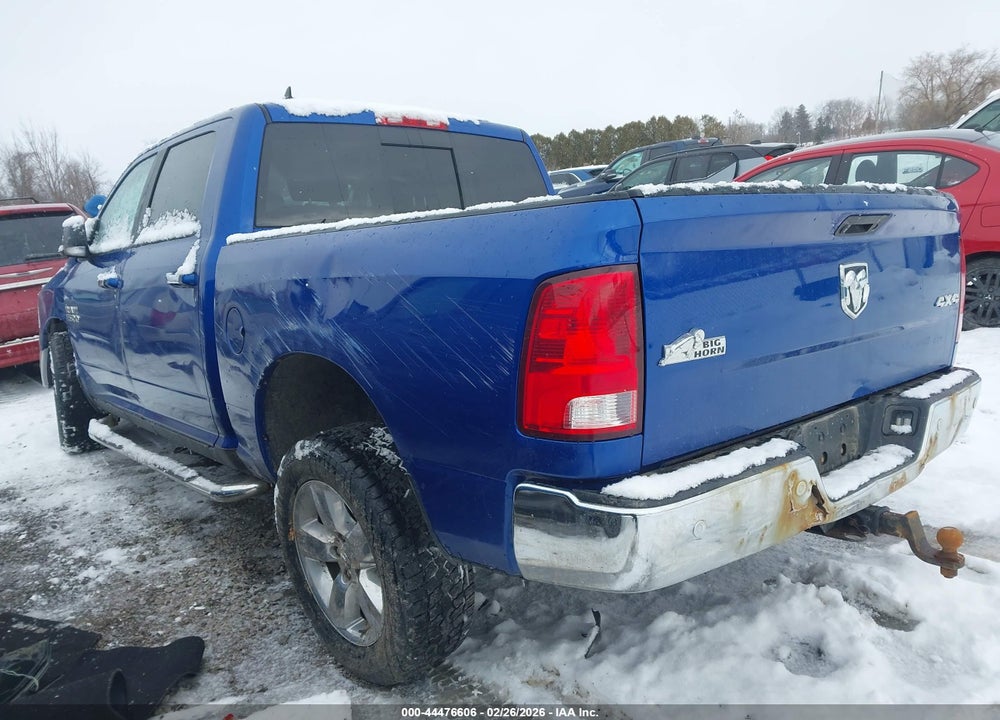 2016 RAM 1500 BIG HORN VIN: 1C6RR7LG1GS321470