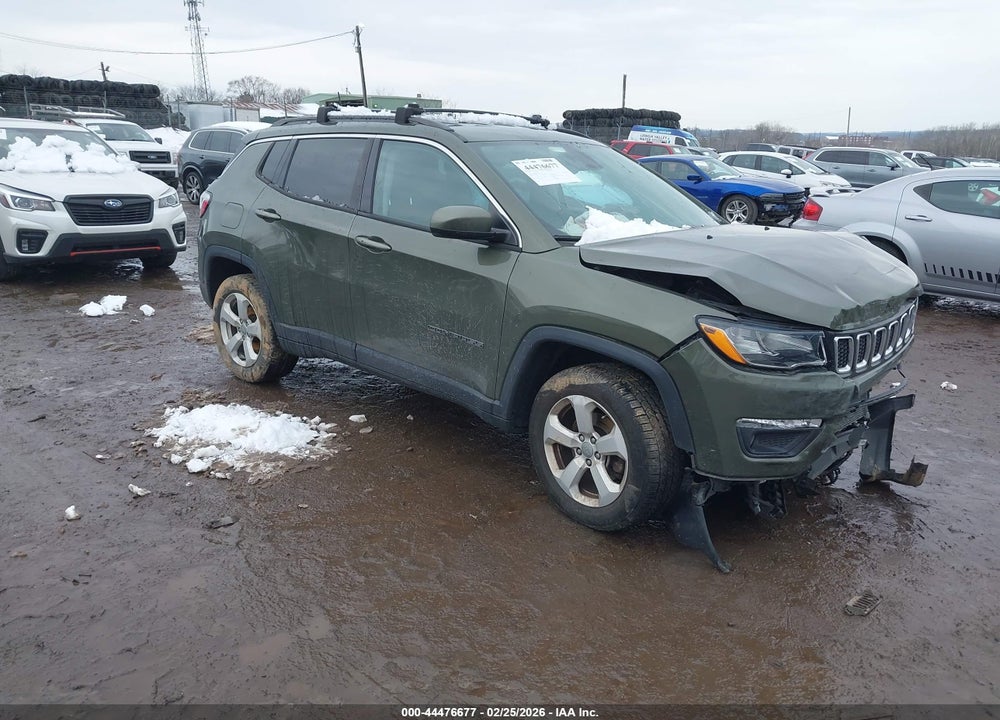 2018 JEEP COMPASS LATITUDE 4X4 VIN: 3C4NJDBB8JT457412