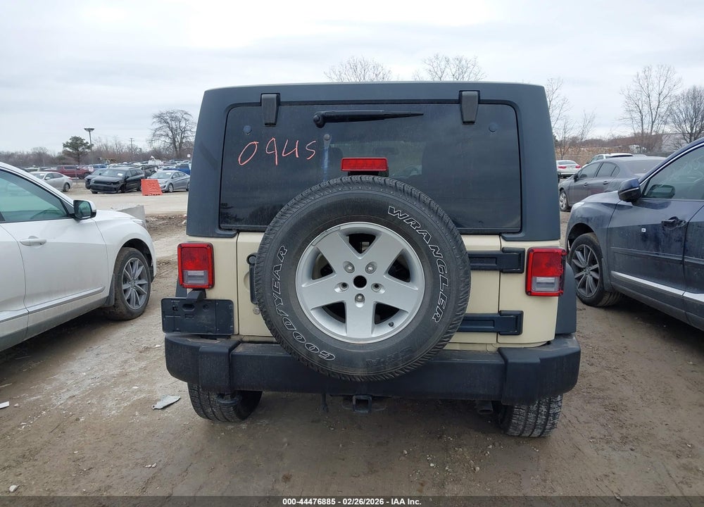 2011 JEEP WRANGLER UNLIMITED SPORT VIN: 1J4BA3H12BL597166