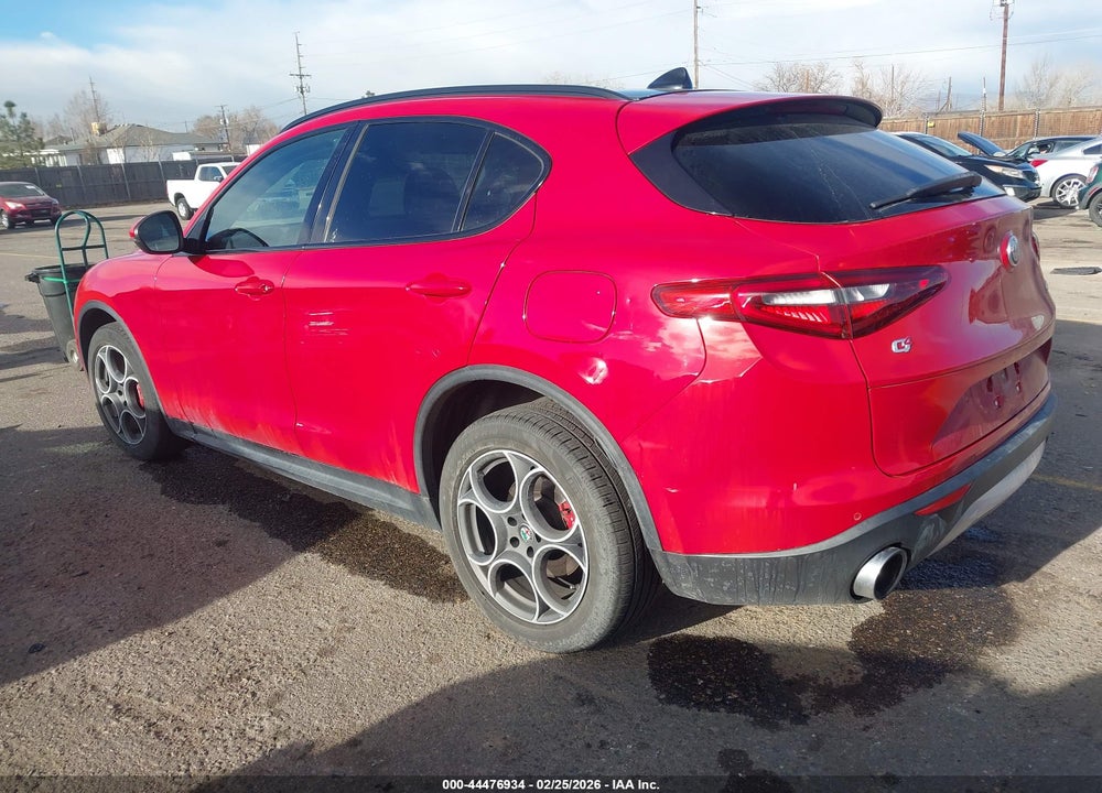 2018 ALFA ROMEO STELVIO SPORT AWD VIN: ZASFAKPN0J7B58889