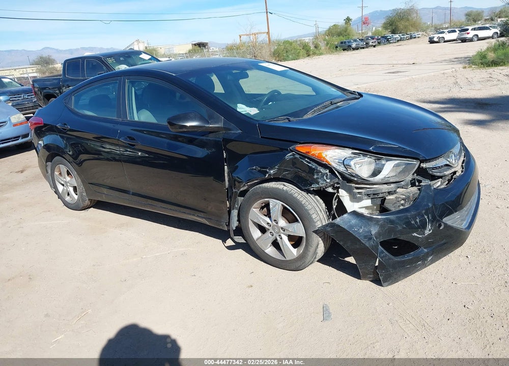 2012 HYUNDAI ELANTRA GLS VIN: 5NPDH4AE7CH112412