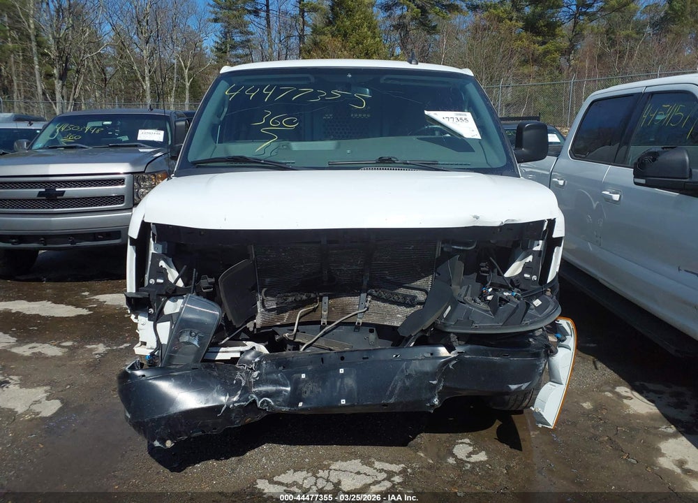 2019 CHEVROLET EXPRESS 2500 WORK VAN VIN: 1GCWGAFG6K1296106