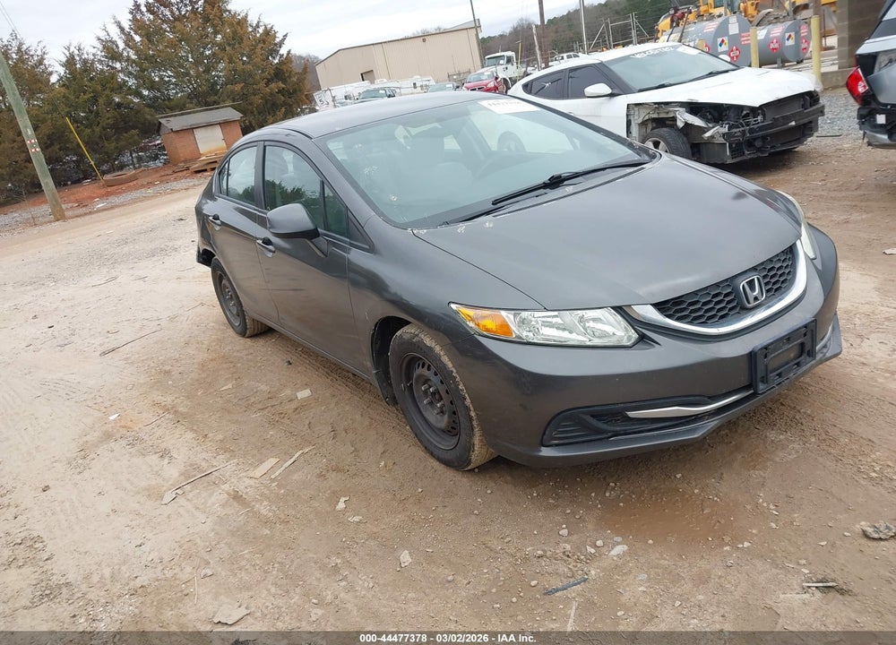 2013 HONDA CIVIC LX VIN: 19XFB2F51DE224006