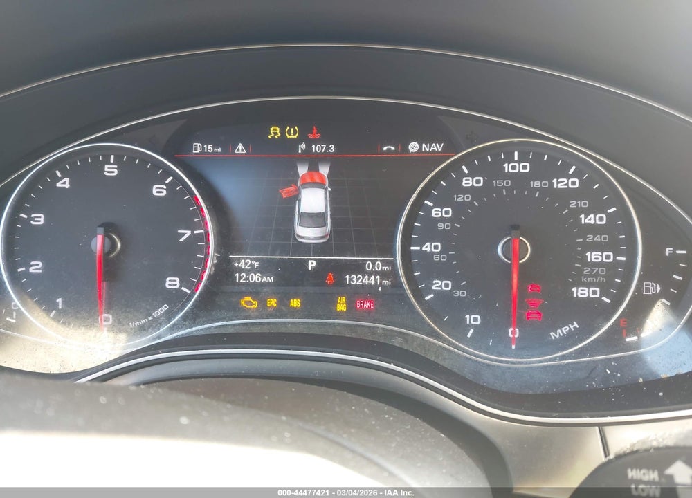 2014 AUDI A6 3.0T PREMIUM PLUS VIN: WAUFGAFC6EN007006