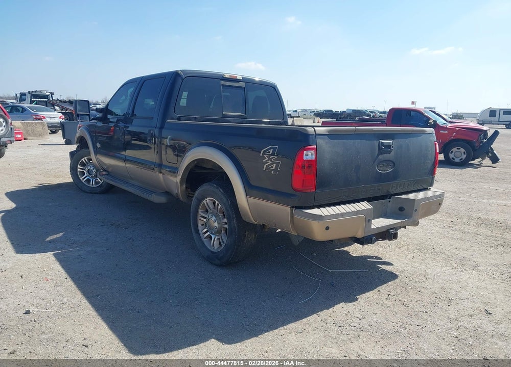 2012 FORD F-250 KING RANCH VIN: 1FT7W2BT8CEB39011