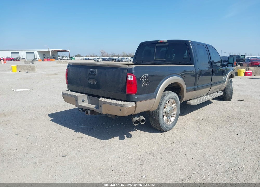 2012 FORD F-250 KING RANCH VIN: 1FT7W2BT8CEB39011