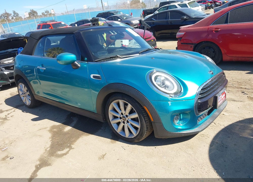 2020 MINI CONVERTIBLE COOPER VIN: WMWWJ3C02L3L71620