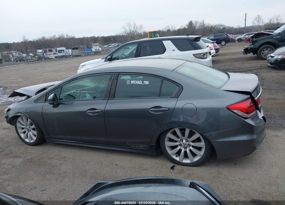 2013 HONDA CIVIC SI VIN: 2HGFB6E50DH703113