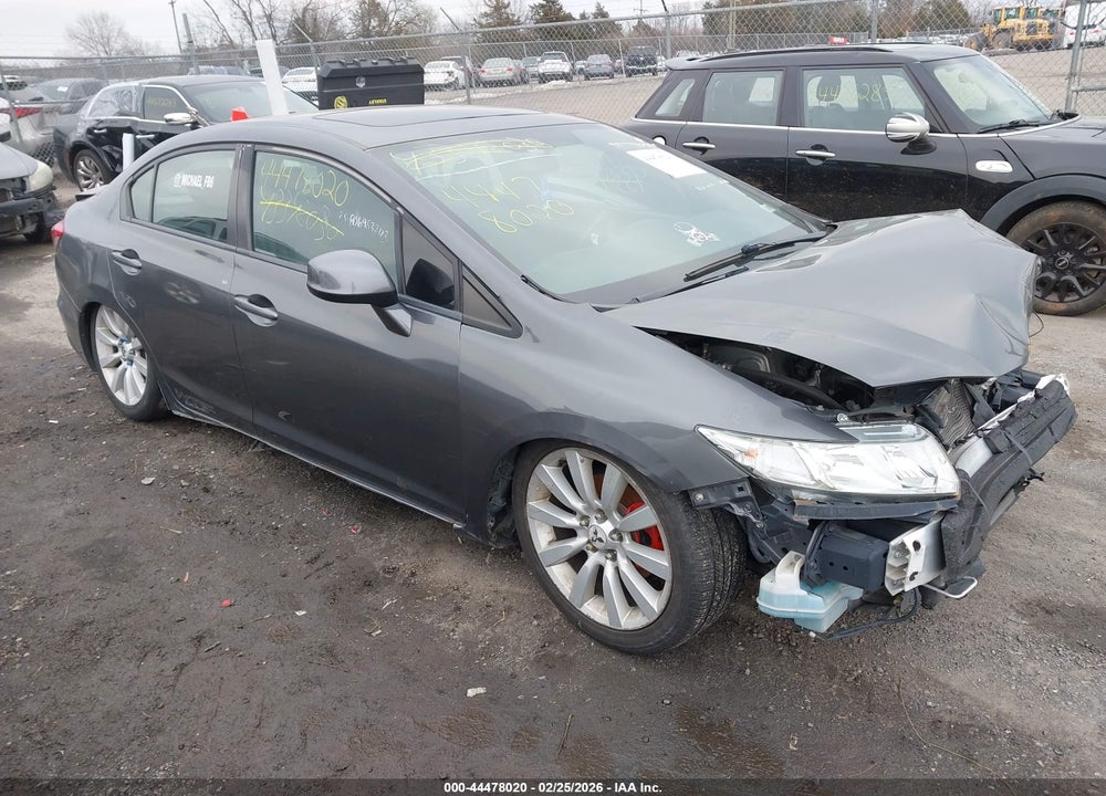 2013 HONDA CIVIC SI VIN: 2HGFB6E50DH703113