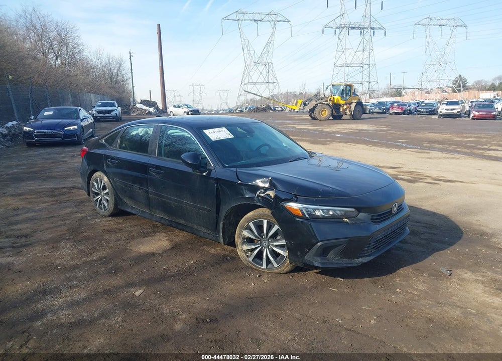 2022 HONDA CIVIC EX VIN: JHMFE1F75NX002376
