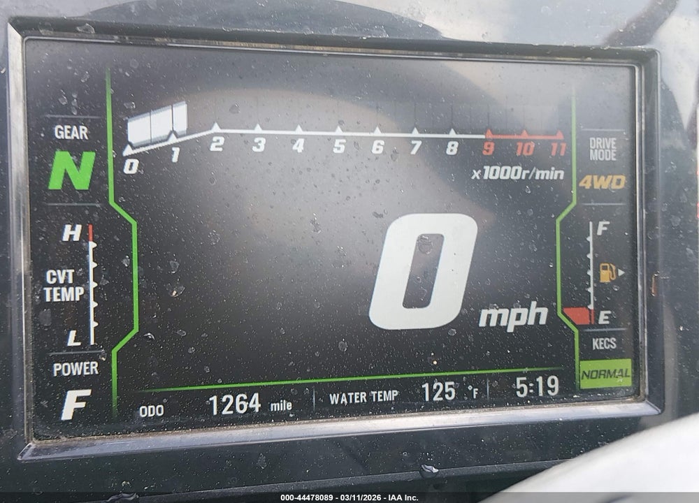 2021 KAWASAKI KRF 1000 D VIN: JKARFCD1XMB500505