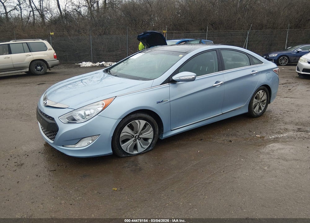 2014 HYUNDAI SONATA HYBRID LIMITED VIN: KMHEC4A44EA104218