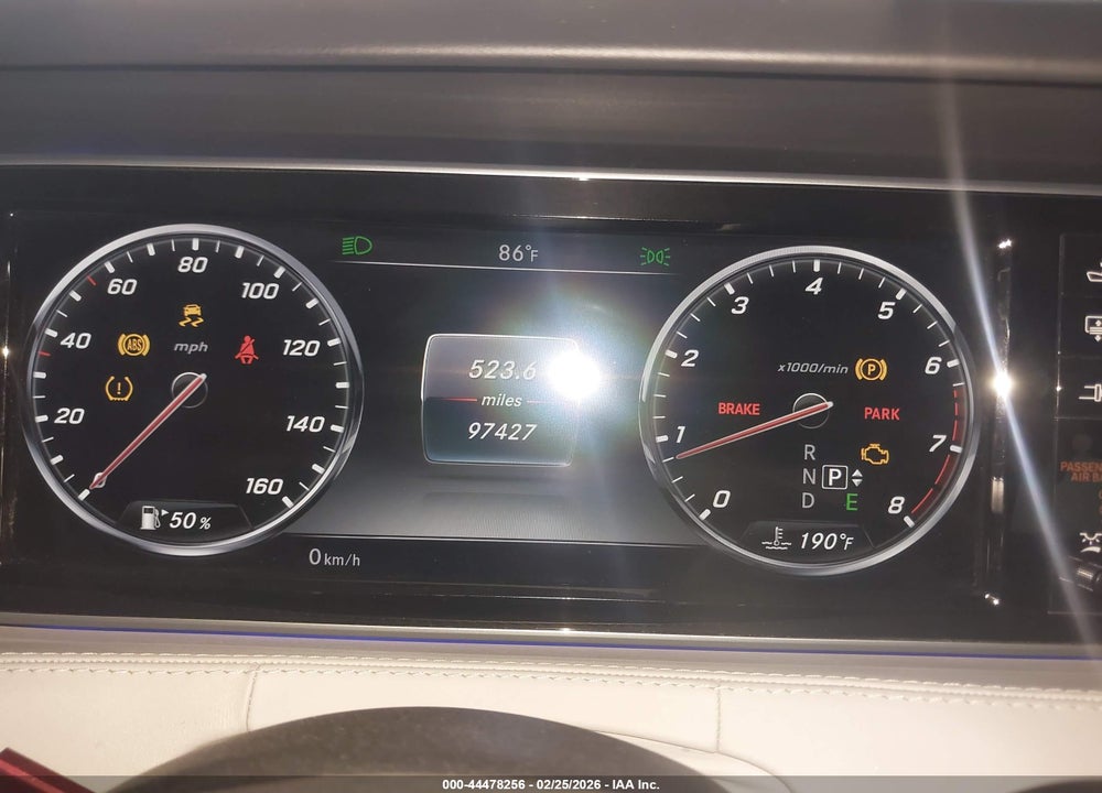 2015 MERCEDES-BENZ S 550 4MATIC VIN: WDDXJ8FB9FA009999