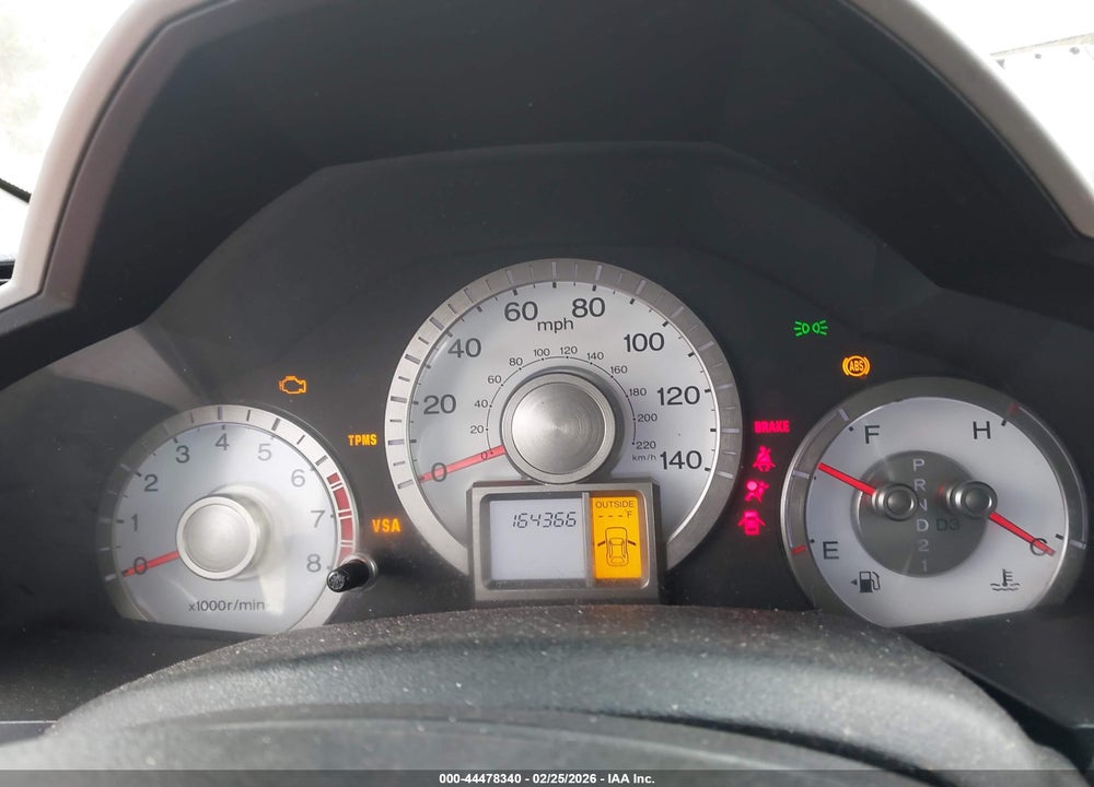 2011 HONDA PILOT EX VIN: 5FNYF3H43BB049451