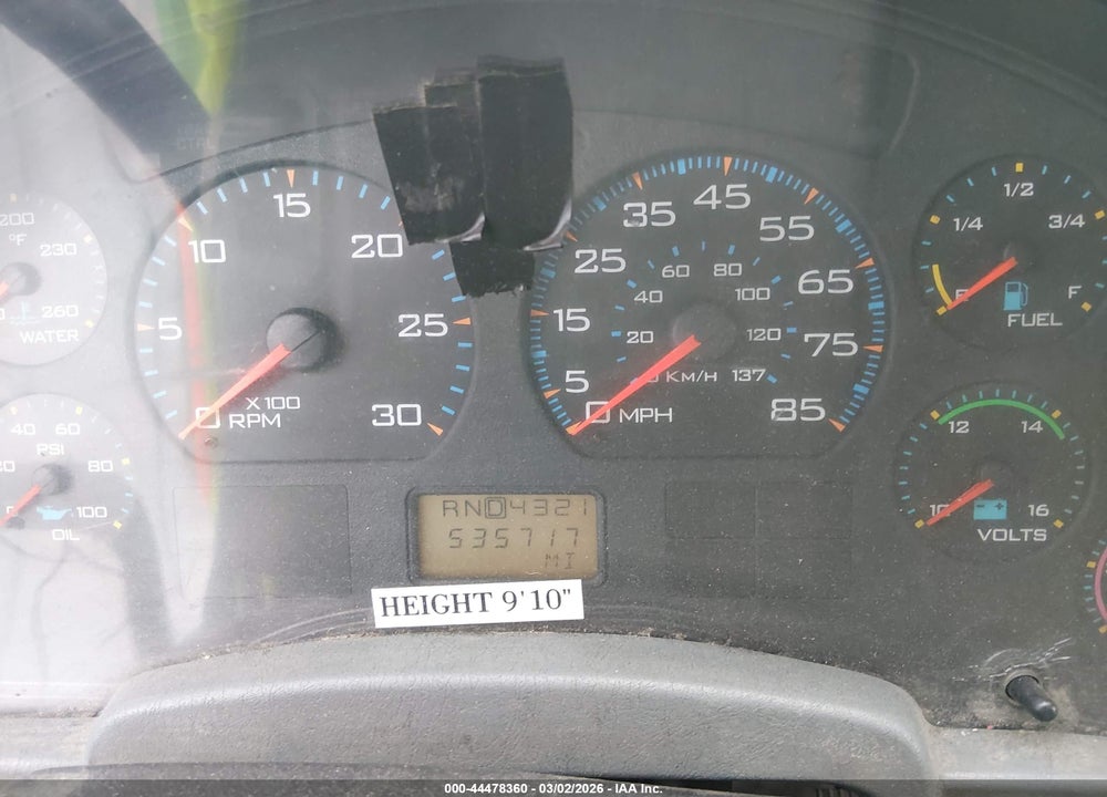 2002 INTERNATIONAL 4000 4300 VIN: 1HTMMAAN52H517744