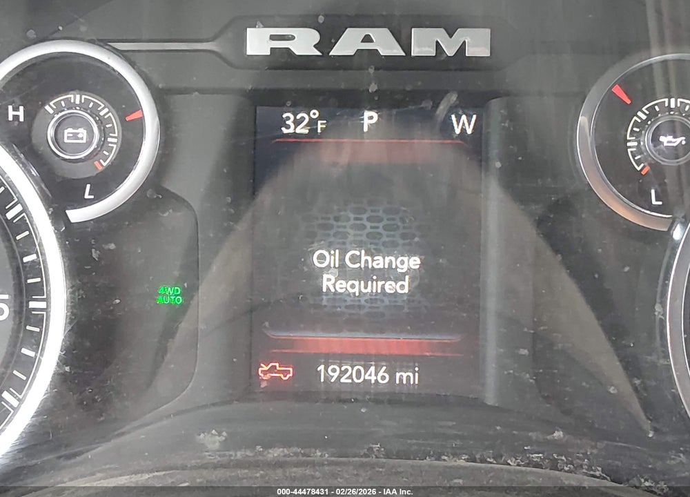 2022 RAM 1500 BIG HORN  4X4 5'7 BOX VIN: 1C6RRFFGXNN257849