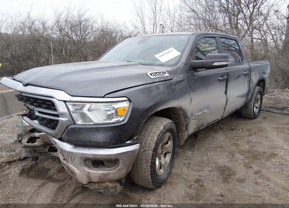 2022 RAM 1500 BIG HORN  4X4 5'7 BOX VIN: 1C6RRFFGXNN257849