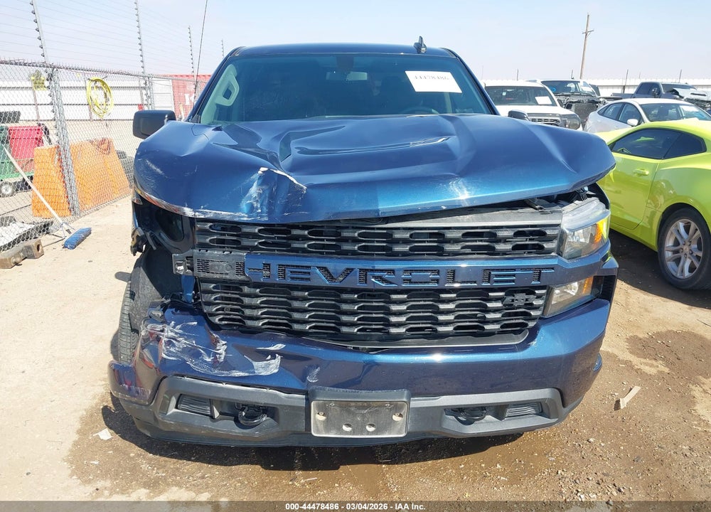 2021 CHEVROLET SILVERADO 1500 2WD  SHORT BED CUSTOM VIN: 3GCPWBEK0MG164479