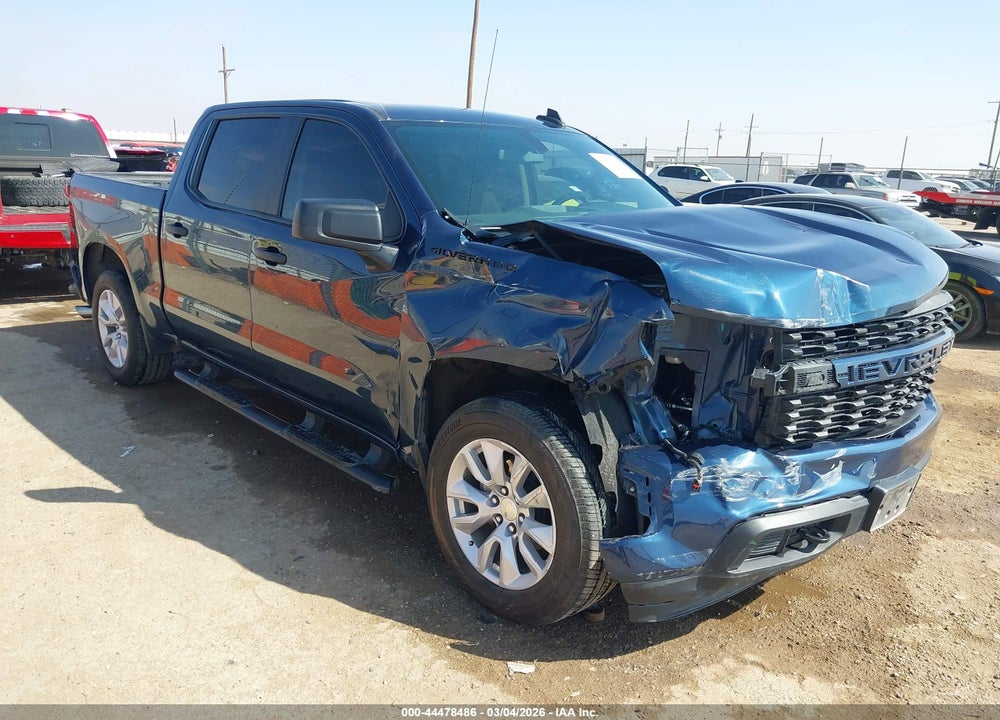 2021 CHEVROLET SILVERADO 1500 2WD  SHORT BED CUSTOM VIN: 3GCPWBEK0MG164479