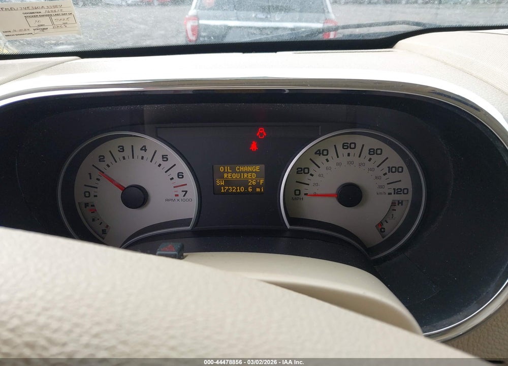 2006 FORD EXPLORER EDDIE BAUER VIN: 1FMEU74E36UA33984
