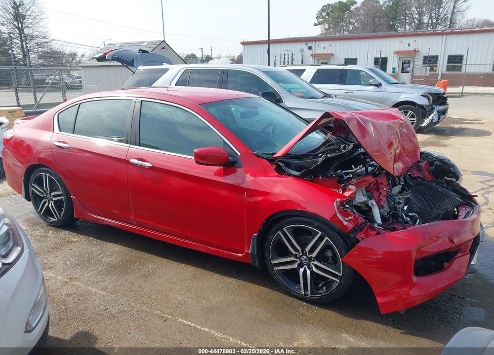 2016 HONDA ACCORD SPORT VIN: 1HGCR2F58GA135363