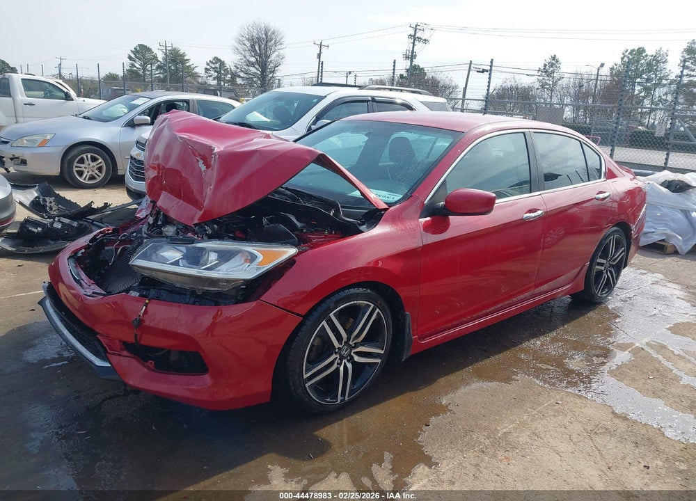 2016 HONDA ACCORD SPORT VIN: 1HGCR2F58GA135363