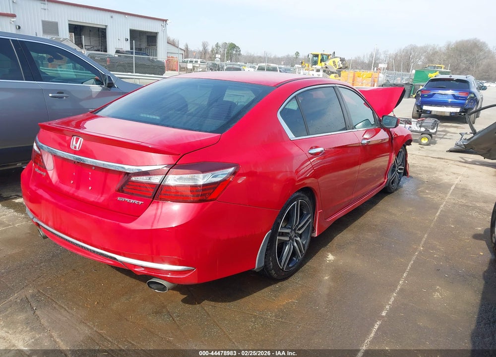 2016 HONDA ACCORD SPORT VIN: 1HGCR2F58GA135363
