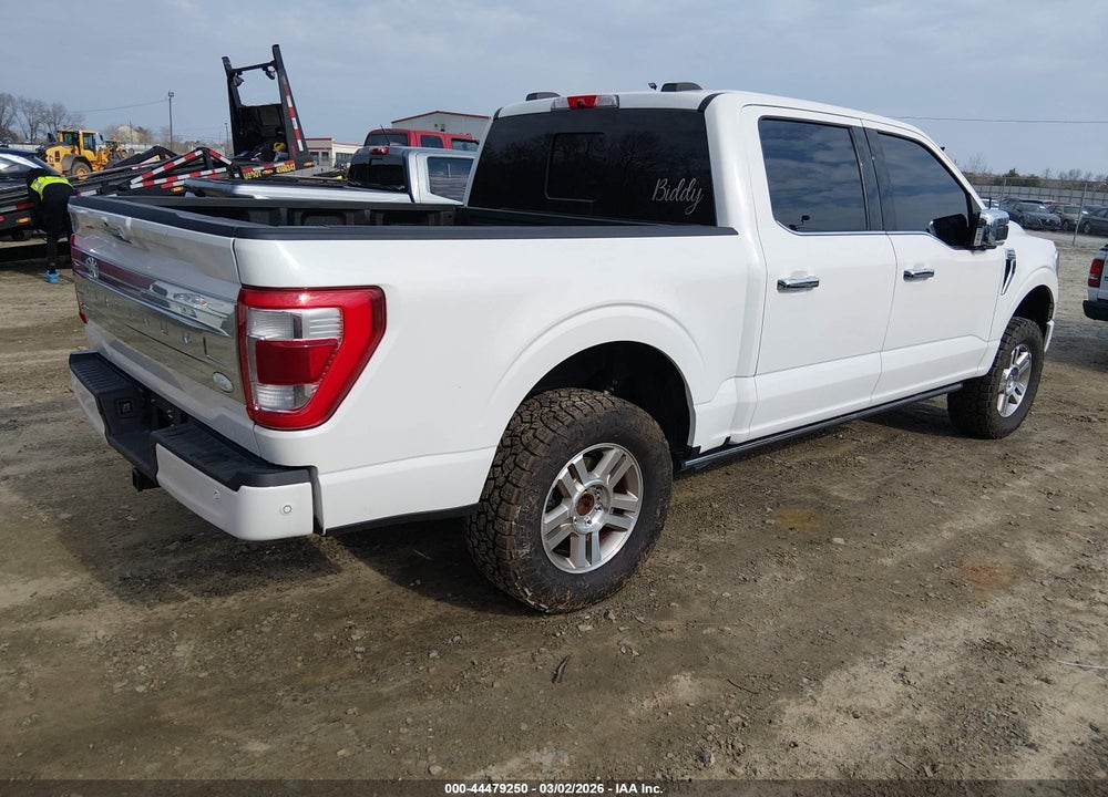 2021 FORD F-150 PLATINUM VIN: 1FTFW1E51MFA65834
