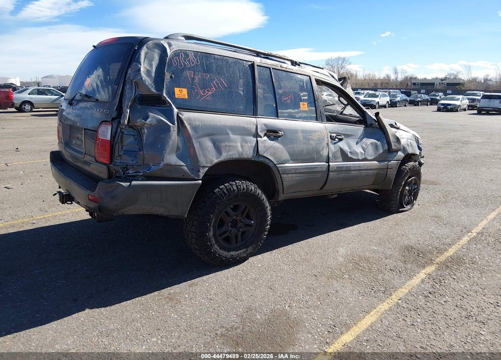 1999 LEXUS LX 470 VIN: JT6HT00W2X0072026