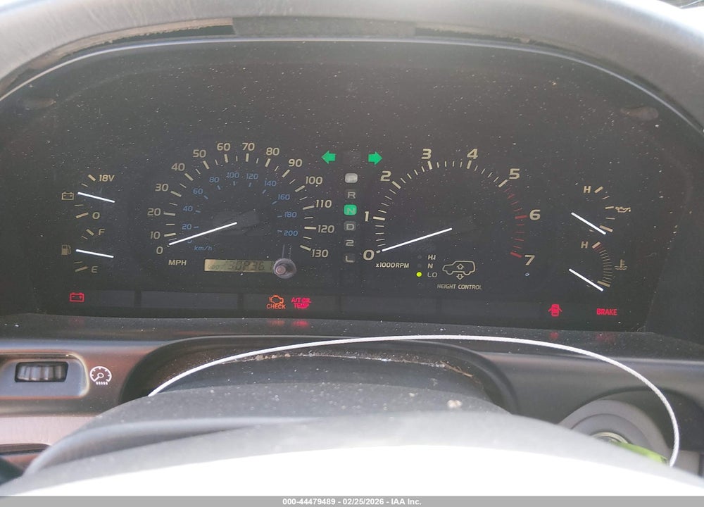 1999 LEXUS LX 470 VIN: JT6HT00W2X0072026