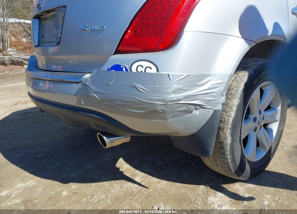 2007 NISSAN MURANO S VIN: JN8AZ08W97W640139