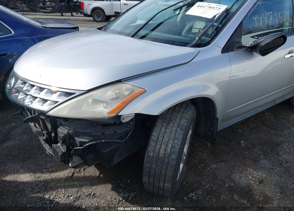 2007 NISSAN MURANO S VIN: JN8AZ08W97W640139