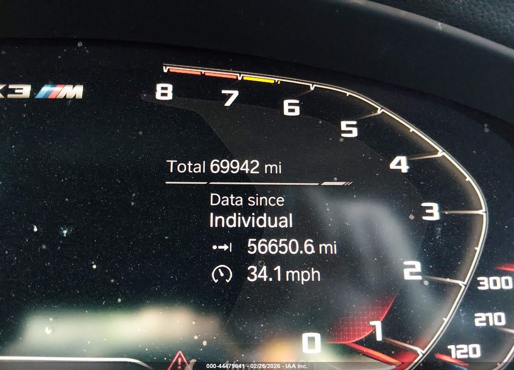2021 BMW X3 M VIN: 5YMTS0C04M9H33800