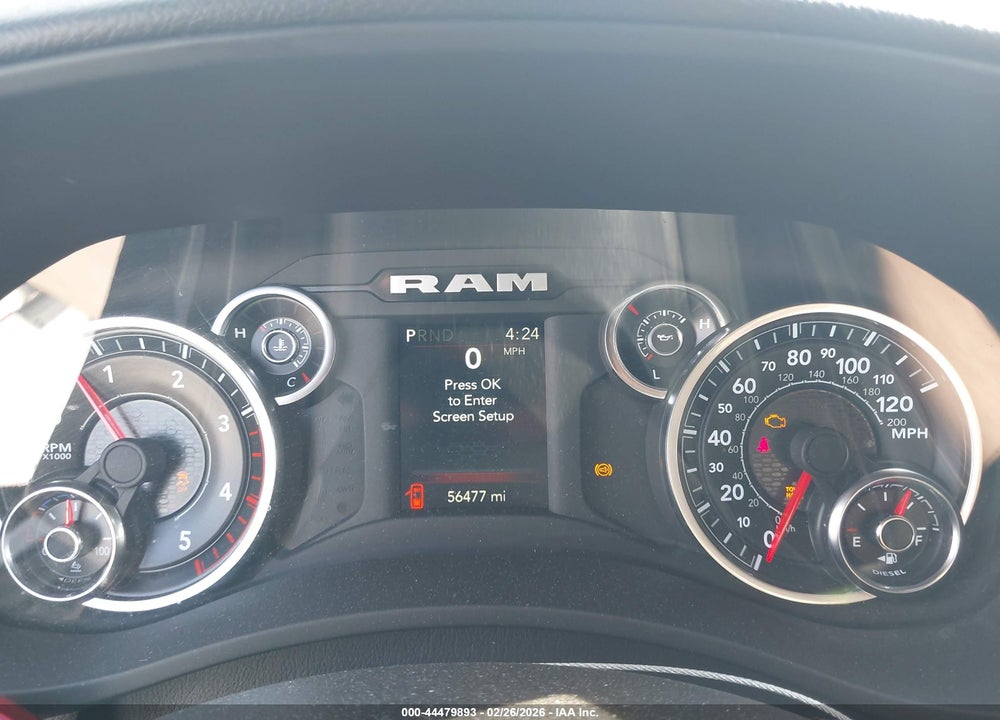 2023 RAM 2500 BIG HORN  4X4 6'4 BOX VIN: 3C6UR5DL2PG651149