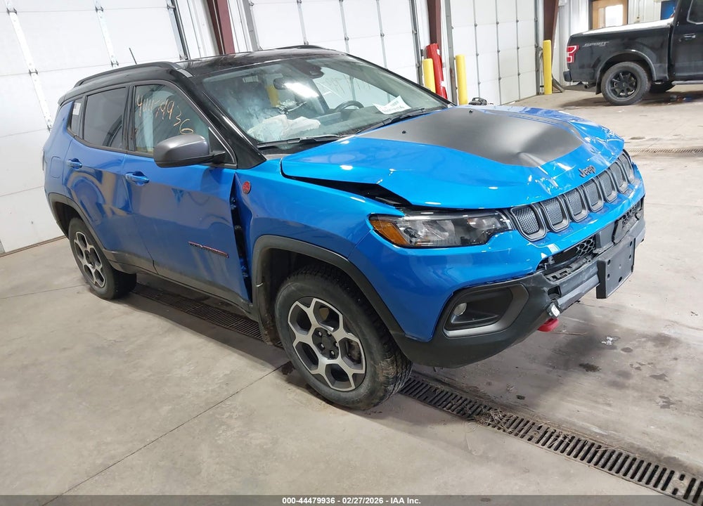 2022 JEEP COMPASS TRAILHAWK 4X4 VIN: 3C4NJDDB9NT123621