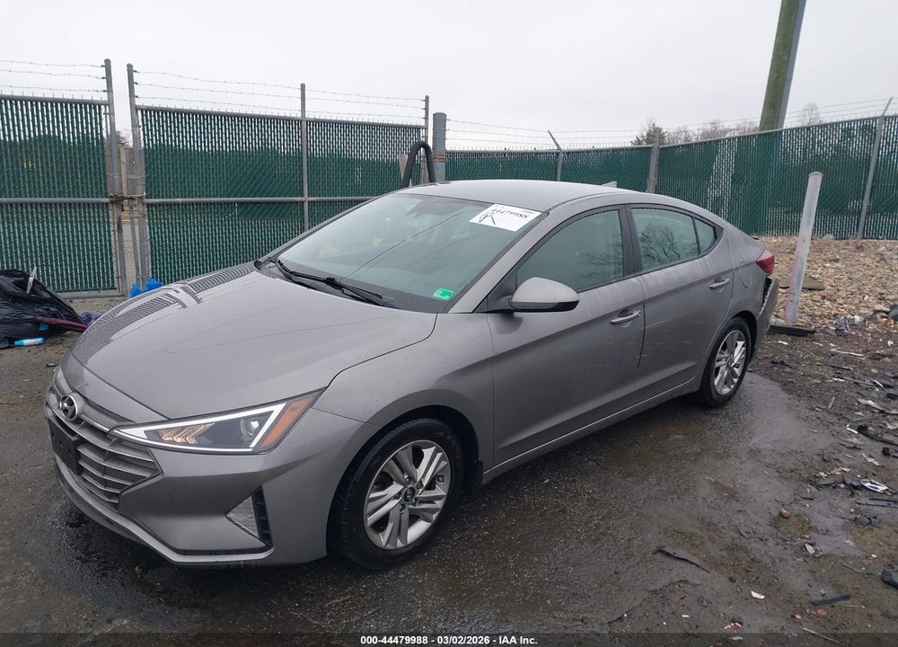 2020 HYUNDAI ELANTRA SEL VIN: KMHD84LF1LU057933