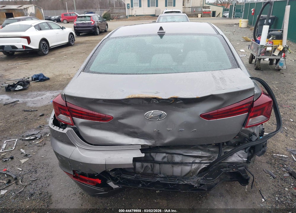 2020 HYUNDAI ELANTRA SEL VIN: KMHD84LF1LU057933