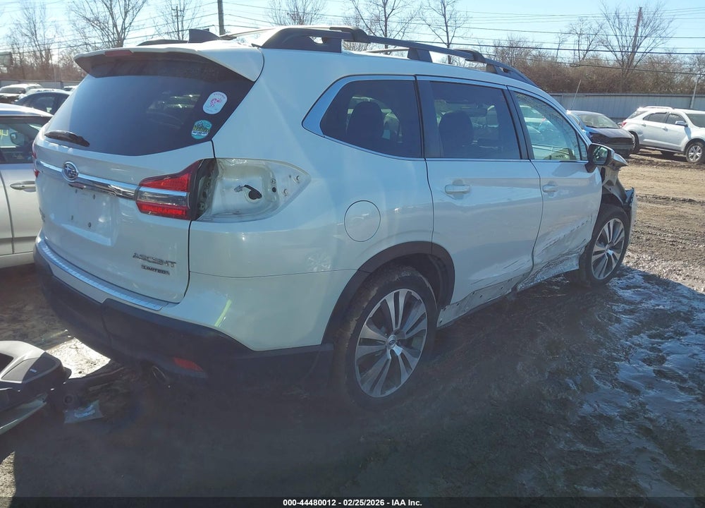 2019 SUBARU ASCENT LIMITED VIN: 4S4WMAPD7K3427878