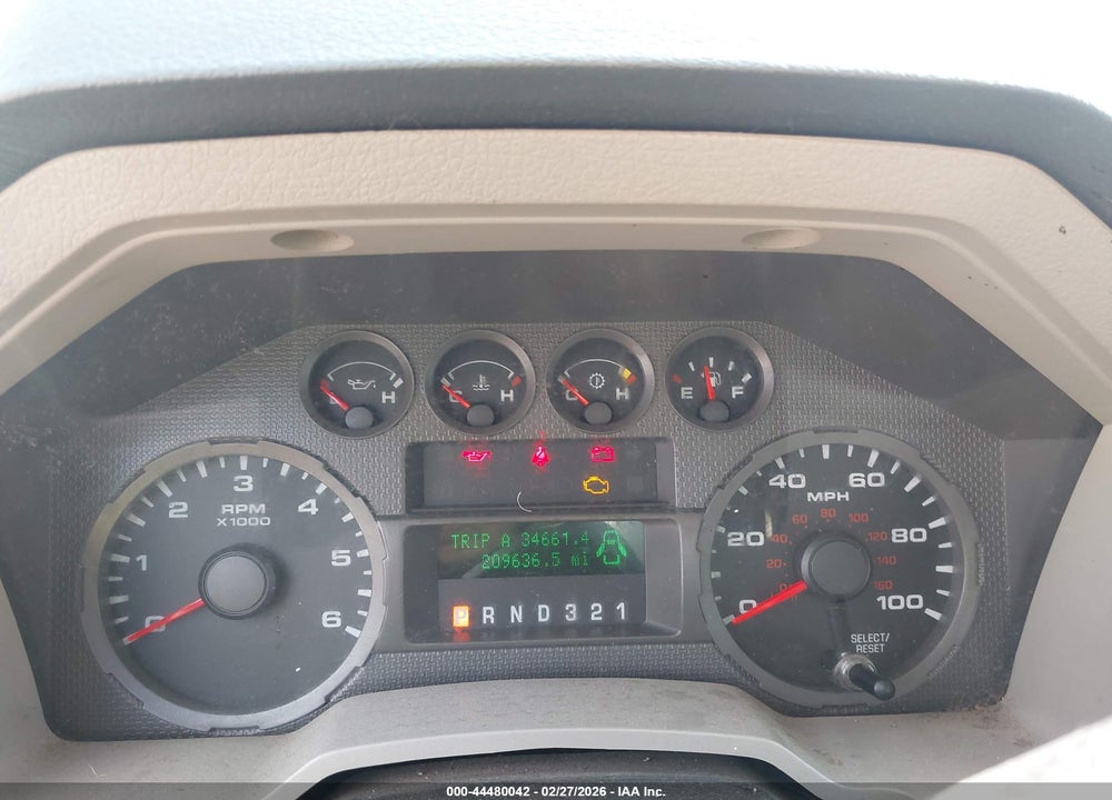 2009 FORD F-250 FX4/LARIAT/XL/XLT VIN: 1FTSX21Y49EA17663