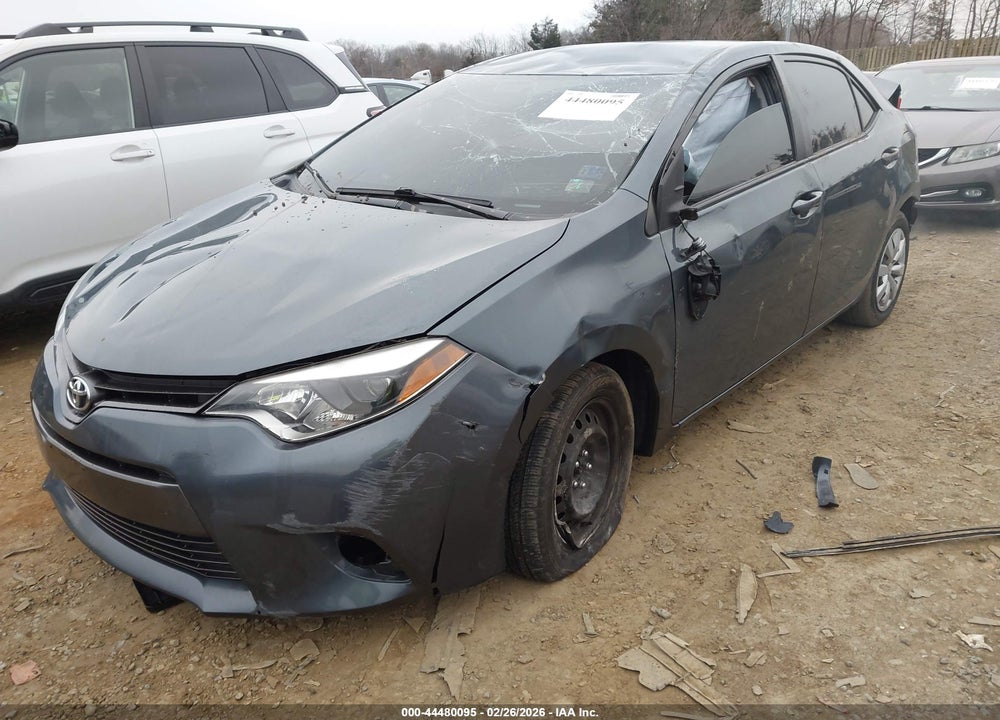2016 TOYOTA COROLLA LE VIN: 2T1BURHE8GC691683