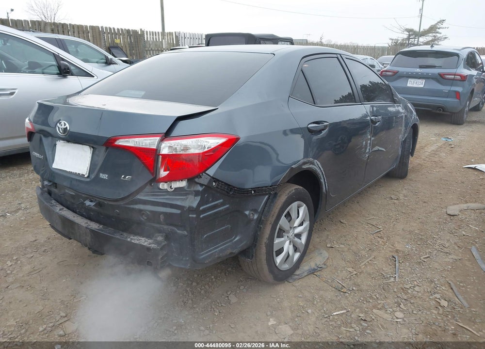 2016 TOYOTA COROLLA LE VIN: 2T1BURHE8GC691683